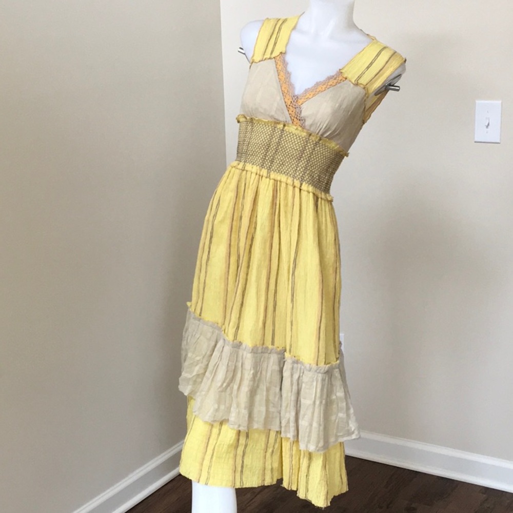 Lux dress with open tie back detail